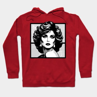 Pop Art Girl 80s Hoodie